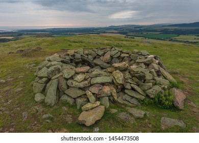 Summit Of Traprain Law, East Lothian, Scotland.