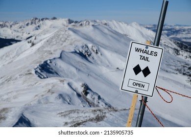 Summit View From Peak 8 At Breckenridge Ski Resort, Colorado. Extreme Terrain.