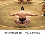 Sumo Sport man On the final round day of Japan Sumo Tournament competition, Tokyo