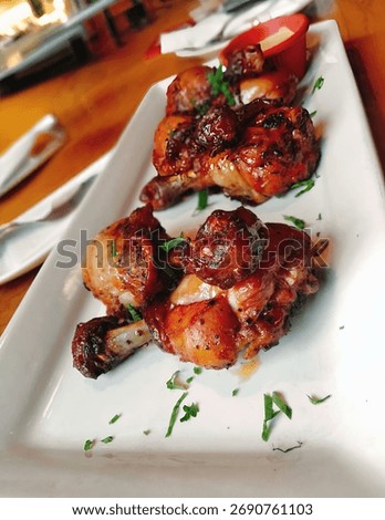 A sumptuous chicken starter dish