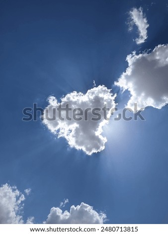 Sun behind the clouds ⛅️. 