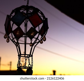 Sun Catcher Sunset Air Balloon New Mexico 