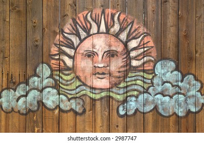      the sun and clouds