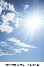 Sun and clouds