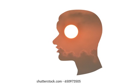  Sun with clouds inside human