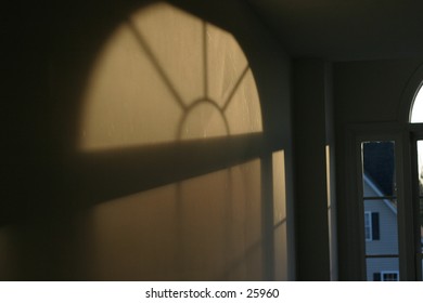 the Sun coming through a window.