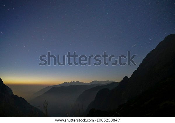 Sun Dawn Carlvonstahl Haus Berchtesgaden Stock Photo Edit Now