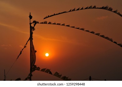 Sun Disappearing - Hile, Dhankuta District, Eastern Nepal 