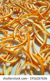 Sun Dried Orange Peel And Zest Cut Into Strip - Fruit Preparation             