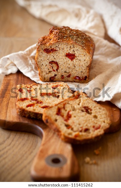 Sun Dried Tomato Cheese Bread Stock Photo 111415262 | Shutterstock