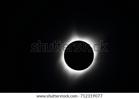 Sun eclipse August 21, 2017 Kimberly Oregon, USA