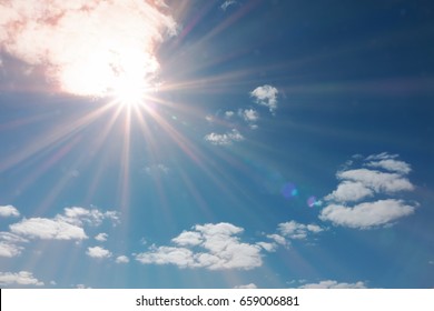 Sun flare in vintage retro style - Shutterstock ID 659006881