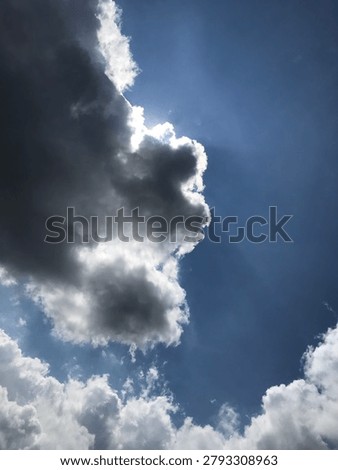 the sun hide behind clouds