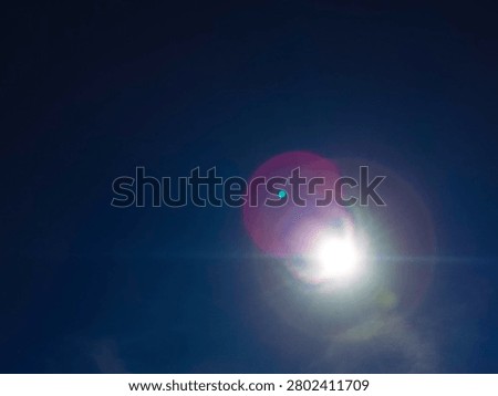 Sun Light Effect in the Afternoon. 