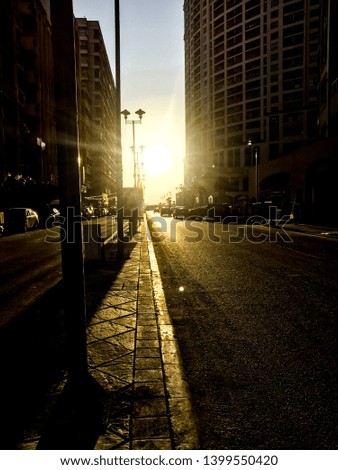 Similar – Image, Stock Photo Paris Evening Sunset