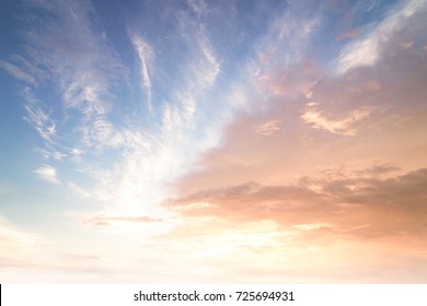 Sun Light And Morning Sunshine Sky Autumn Sunset Perspective Background