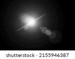 Sun Light Overlay. Sun rays overlay. Sun rays light isolated on black background for overlay design. transparent sunlight special lens flash light effect. front sun lens flash. light of radiance.