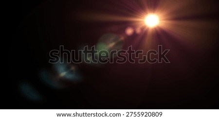 Sun Light Overlay. Sun rays overlay. Sun rays light isolated on black background, overlay design. transparent sunlight special lens light effect. abstract lens flare light over black background