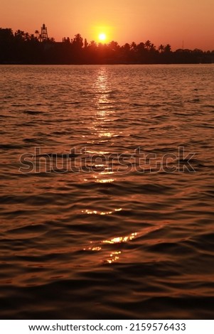 Similar – Foto Bild Sonnenuntergang am Ammersee in Bayern, Deutschland