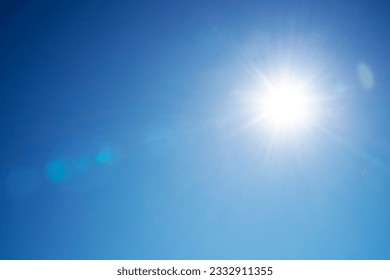 Sun with nature flare for background and inspiration - Powered by Shutterstock