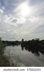 Sun over the river