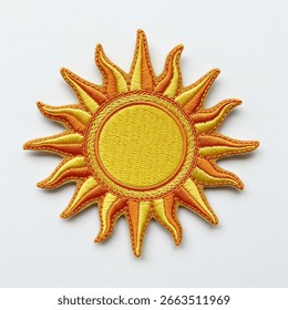 Sun Patch on a white background