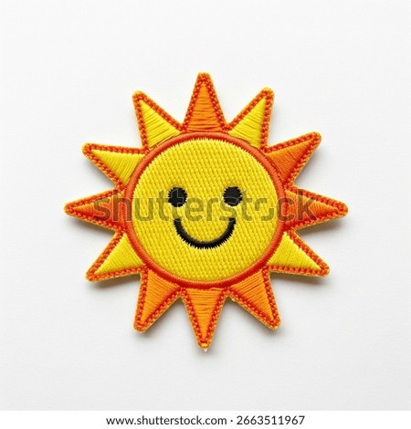 Sun Patch on a white background