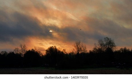 Sun Peeking Through the Clouds