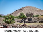 The Sun Pyramid at Teotihuacan Ruins - Mexico City, Mexico
