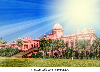 Sun Ray Over Ahsan Manzil, Dhaka, Bangladesh