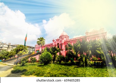 Sun Ray Over Ahsan Manzil, Dhaka, Bangladesh