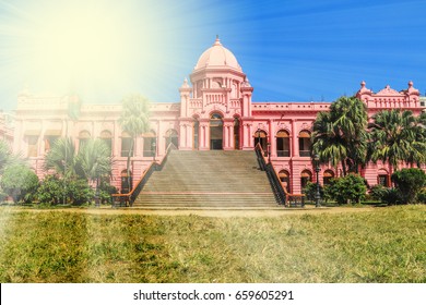 Sun Ray Over Ahsan Manzil, Dhaka, Bangladesh