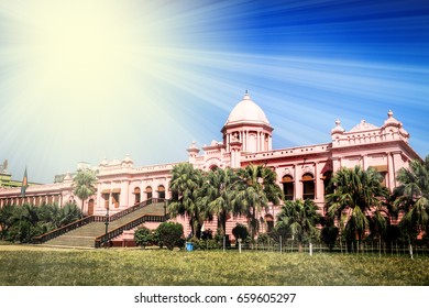 Sun Ray Over Ahsan Manzil, Dhaka, Bangladesh