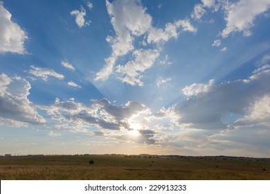 Sun Rays through the clouds
