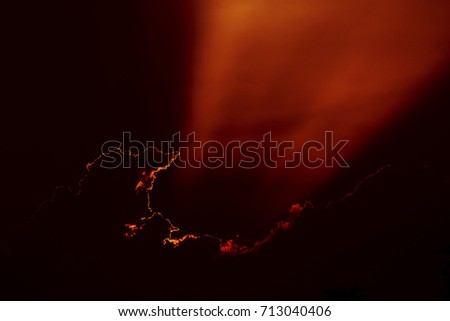 Similar – Silhouette of a field of sunflowers at sunset