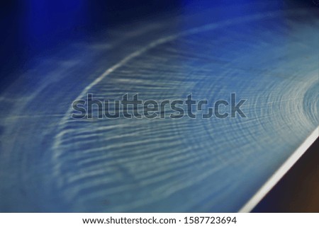 Blue artificial lagoon