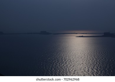 Sun reflection in the water