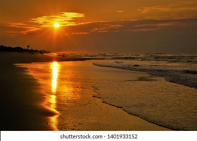 Sun Rise At Emerald Isle North Carolina