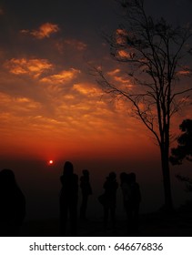 Sun rising