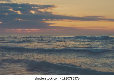 Sun Rising Over Australian Beach