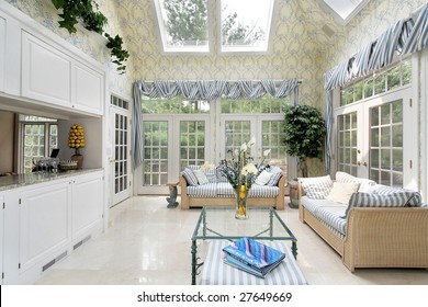 Sun Room In Luxury Home