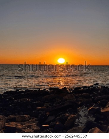 Sun Ser On The Beach