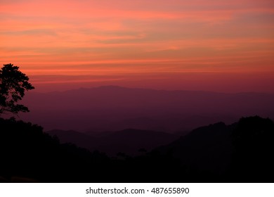 sun set background