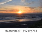 Sun Set On The Pacific