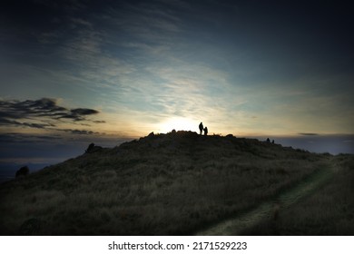 Sun Set Over The Mountain, Christchurch New Zealand