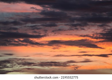 Sun Set Over Pensacola Beach Florida. 