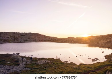 Sun Set In Trysil Norway