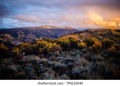 Sun Sets On Beaver Creek Mountain