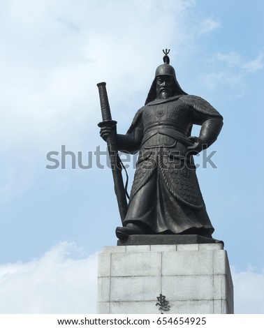 Similar – Soldiers Monument Statue