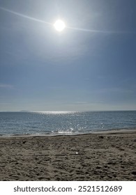 Sun shine on the Beach